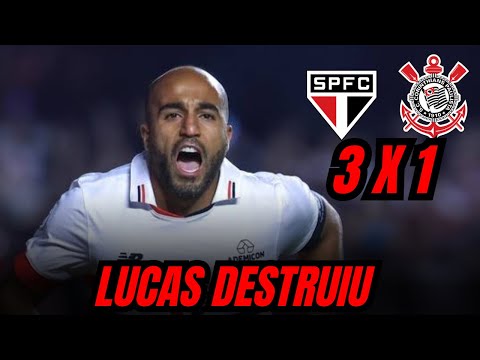 SÃO PAULO VENCE O CORINTHIANS NO PAULISTÃO #shorts #futebol