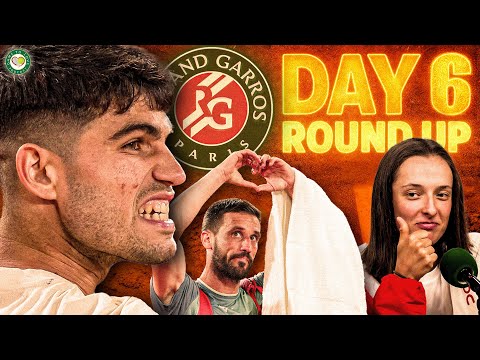 Alcaraz SURVIVES Dzumhur! 💪 | Roland Garros 2025 | Day 6 Highlights | GTL Tennis Podcast