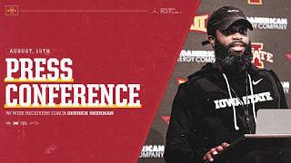 PRESSER | Wide Receivers Coach Derrick Sherman - Fall Camp (8-13-26)