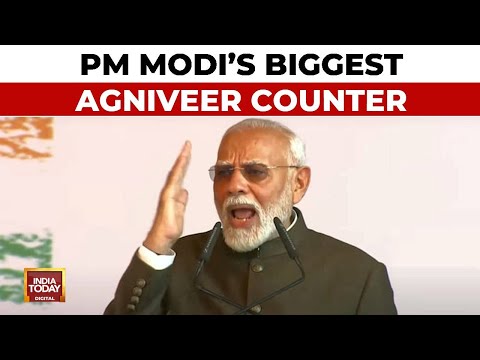 Kargil Vijay Diwas: PM Modi Biggest Agniveer Counter, Says Oppn Trying To Mislead Youth| India Today