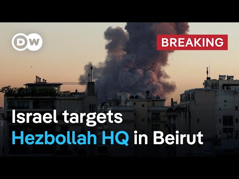 IDF says air attack on Beirut targeted Hezbollah HQ | DW News