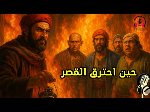قصة حين احترق القصر، من القصص المشوقة قبل النوم، ضع السماعات واستمع، سوق الحكايات والقصص
