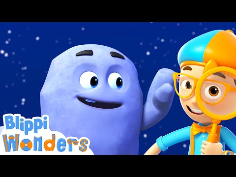 Space Monster | Blippi Wonders | Cartoons for Kids - Explore With Me!