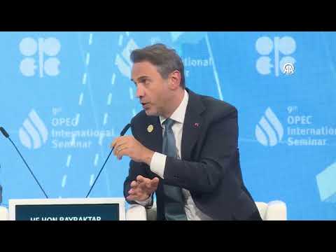 Turkish Energy Minister Bayraktar attends the 9th OPEC International Seminar