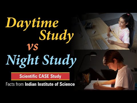 Daytime Study vs Night Study | Scientific Case Study #shorts