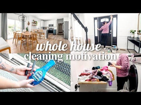 NEW WHOLE HOUSE CLEANING MOTIVATION | Spring Clean With Me 2024