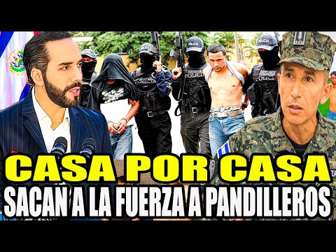 DIOS MIO ARRESTO BRUTAL🚨CASA POR CASA SACAN A LA FUERZA A ESTOS P4NDILLEROS EN EL SALVADOR 😱