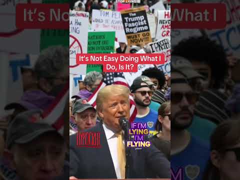 It’s Not Easy Doing What I Do Is It? Trump #foryou #gaslighting #liars