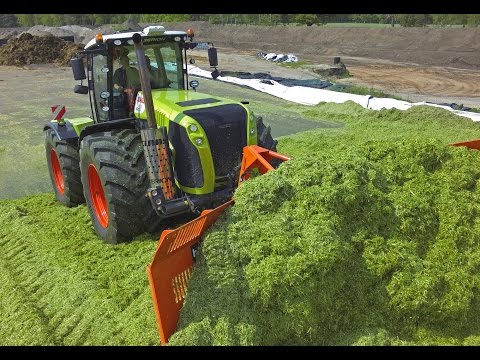 Lohnunternehmen Piening Teil 2 - Grasernte mit Claas Axion, Holmer Terra Variant im Doppelpack
