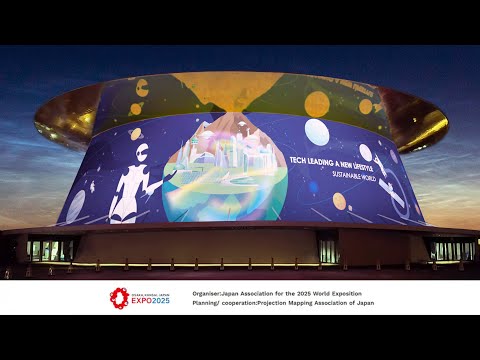 EXPO HALL "SHINING HAT" PROJECTION MAPPING - Tech Leading A New Lifestyle Cover Image