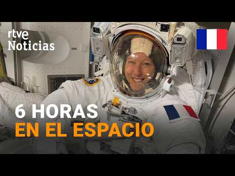 Sophie Adenot se convierte en la primera mujer francesa en realizar un paseo espacial | RTVE