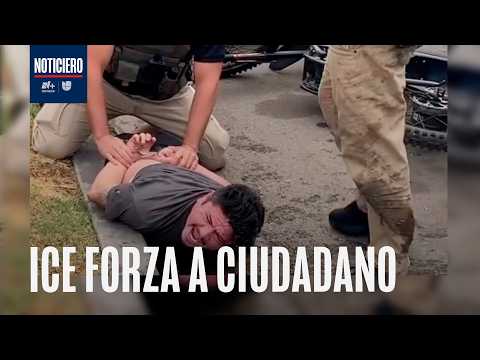 Agentes de ICE fracturaron el brazo de un ciudadano americano