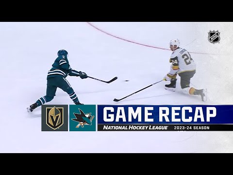 Golden Knights @ Sharks 9/24 | NHL Highlights