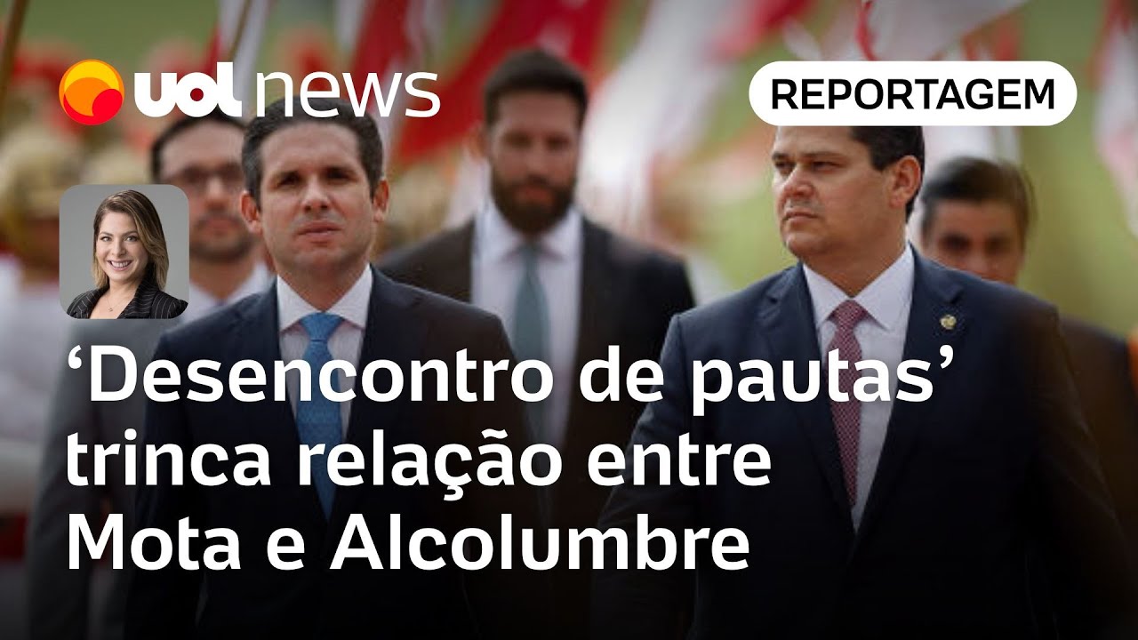 Motta e Alcolumbre tiveram um divórcio e relação entre eles está congelada no Congresso | Dani Lima