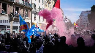 YouTube video thumbnail: Thousands Protest G7 in Geneva as Trump, Other Leaders Ready for Summit in France