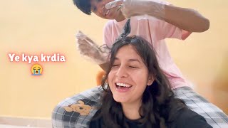 I coloured my hair for the First time😭 | *Red*?🛑 Big Regret!!!!‼️| Kanika Devrani