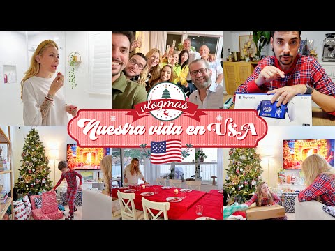 🇺🇸 VLOGMAS 🎄 Abriendo nuestros REGALOS de NAVIDAD 2024 en FAMILIA 🎁 y más 😜