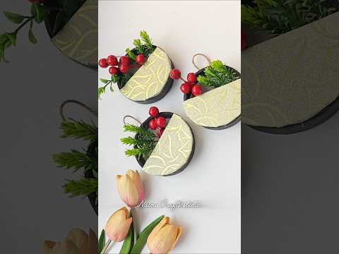 Recycle Tape Rolls into Wall Hanging Craft #shorts #viral #diy #wallhanging #recycle #diycrafts