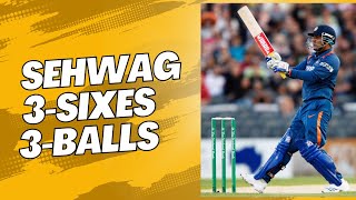 Sehwag UNLEASHED! 3 Sixes in 3 Balls 🔥🏏