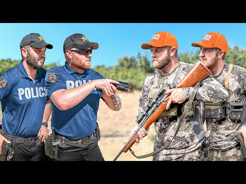 Police vs. Hunters - Who's The Deadliest Shot?