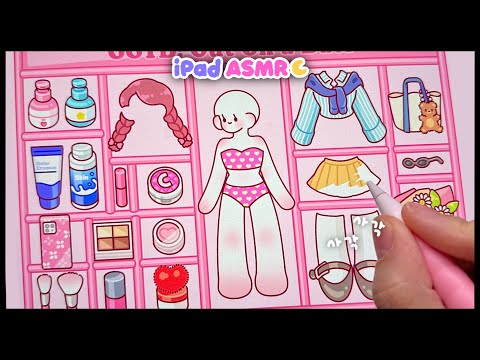 ASMR 데이트 준비 필수템 🩷 쫀득한 선 그리기 ✏️ 사각사각 아이패드 드로잉 🤍 백색소음 🎧