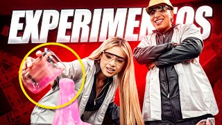 HACIENDO EXPERIMENTOS LOCOS CON MARIA JULISSA 😂🧪 *TERMINA MAL*