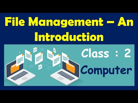 File Management – An Introduction | Class 2 : Computer | CAIE / CBSE / ICSE