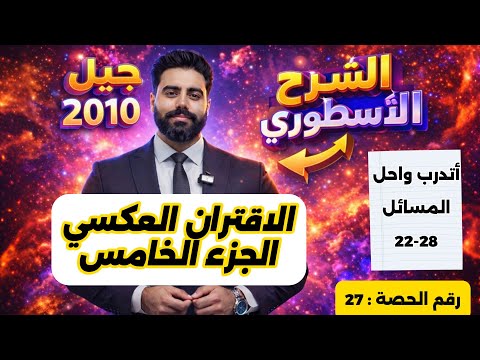 (27) الاقتران العكسي (5) - رياضيات الصف العاشر - الاستاذ باسل الصرايره -الفصل الدراسي الثاني