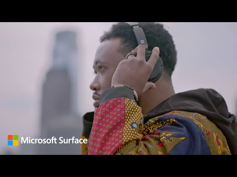 Social entrepreneur stays productive using Surface Headphones