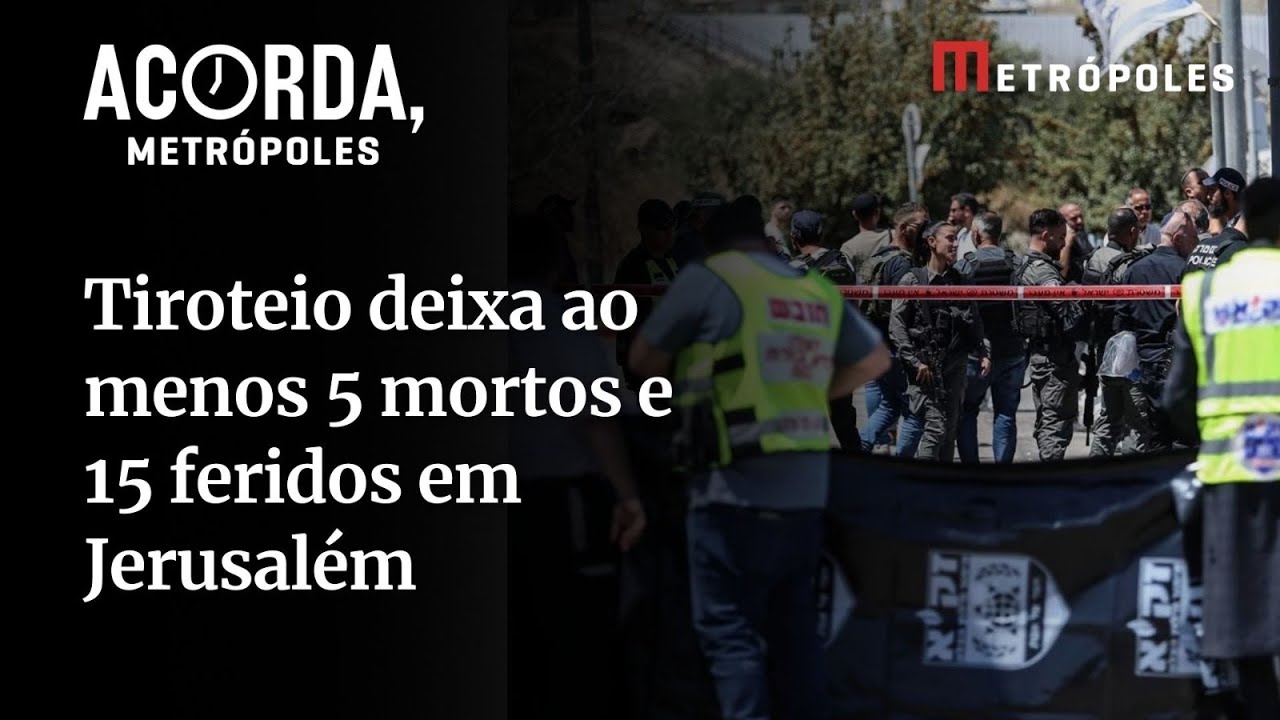 Tiroteio deixa ao menos 5 mortos e 15 feridos em Jerusalém nesta segunda feira 89