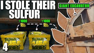 YouTube thumbnail for aloneintokyo's video titled 'I stole this clans Sulfur from Giant Excavator in Rust...'