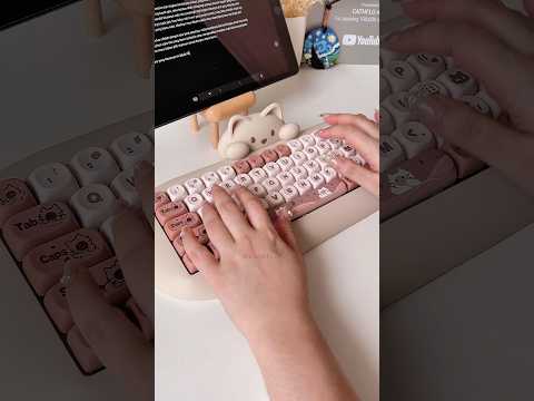 Nemu Keyboard Selucu dan Se-aesthetic ini 🥹🤎 @cathfloart