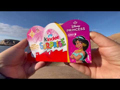 Kinder surprise Disney Princess 2024 / opening 18 surprise chocolate eggs