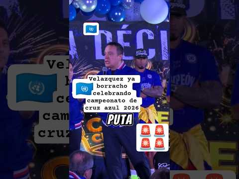 Velazquez borracho celebrando campeón