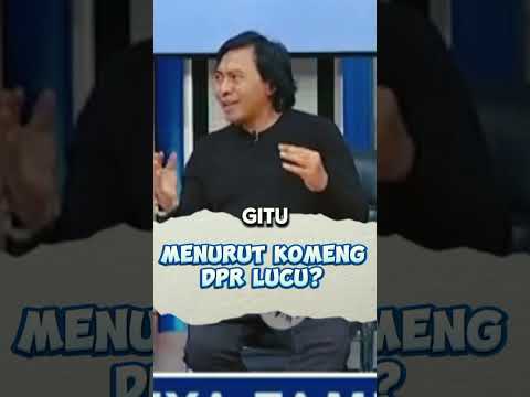 Menurut Komeng DPR lucu? #politik #dpr #komeng #lucu #fyp