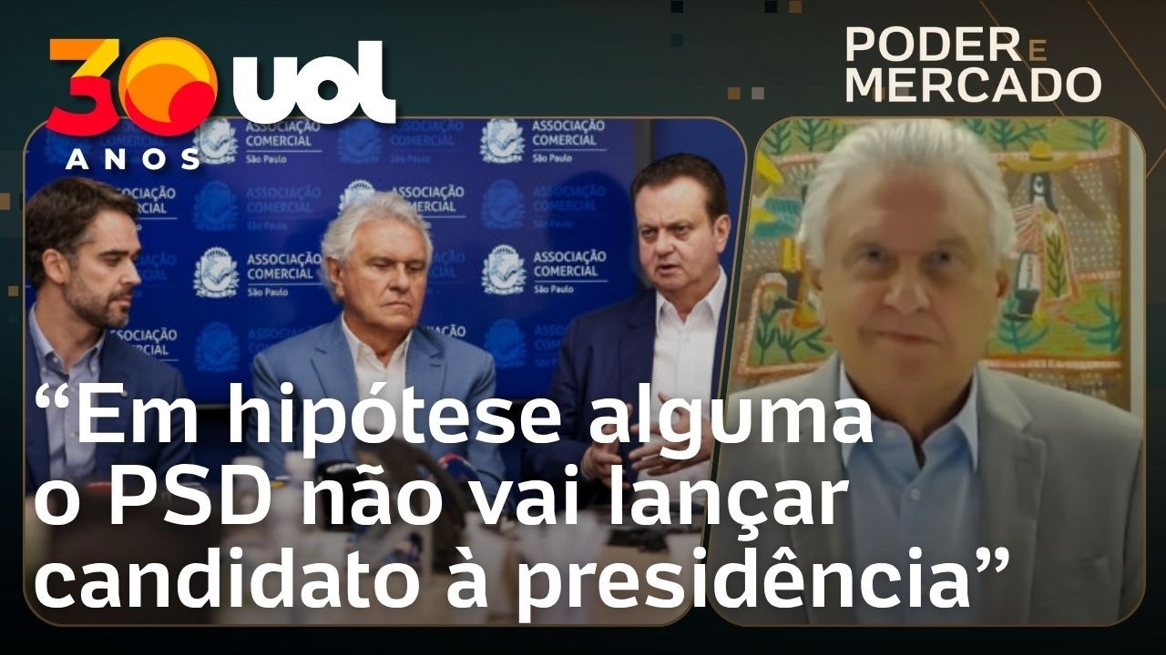 PSD terá candidato à presidência nome sairá antes de terça feira diz Ronaldo Caiado