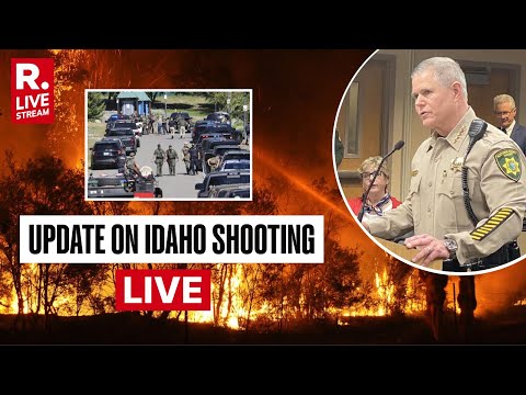 Kootenai County Sheriff Briefs Media on Wildfire and Shooting Incident | Idaho | USA | LIVE