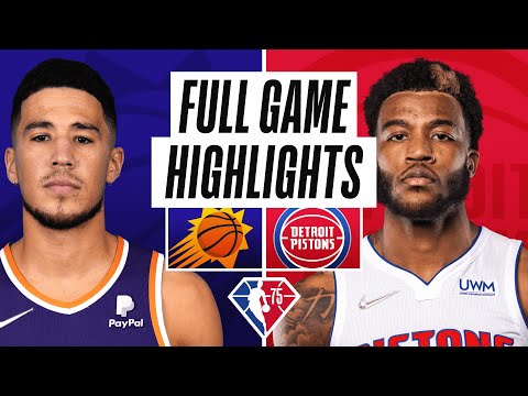 SUNS at PISTONS | FULL GAME HIGHLIGHTS | January 16, 2022 video clip