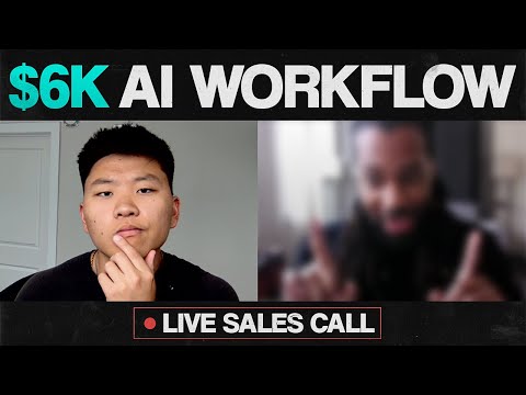 *LIVE* Selling $6,000 AI Workflow to a Business