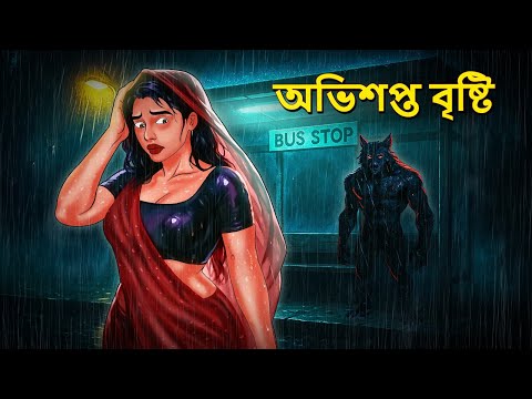 অভিশপ্ত বৃষ্টি | Bhuter Golpo | Bangla Horror Animation | Horror Stories in Bengali | Bangla