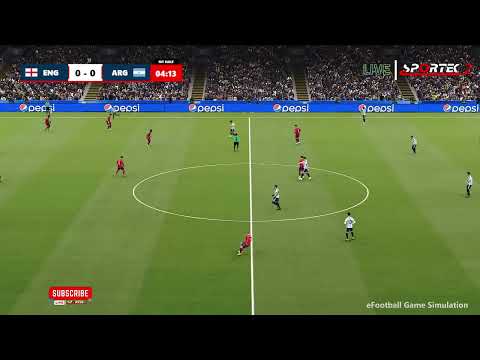 England vs Argentina | SEMIFINAL | eFootball PES21 Simulation