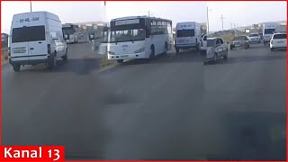 Lökbatan-Qobu yolunda AVTOXULİQANLIQ - "Ford" sürücüsü dəhşət saçdı