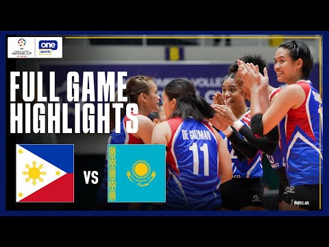 PHILIPPINES vs. KAZAKHSTAN | FULL GAME HIGHLIGHTS | 2025 AVC WOMEN'S NATIONS CUP | JUNE 12, 2025