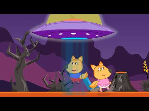 Baby Lucia doing shopping in Toy Cars store with Dad. Fox Family Adventures - cartoon for kids #1790