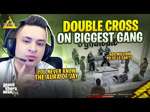DOUBLE CROSSING ON BIG GANG 😎 GTA 5 RP GAMEPLAY | MRJAYPLAYS
