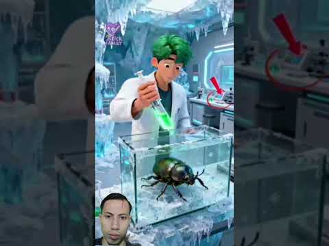 Kucing naik kumbang Raksasa #kucing #shorts