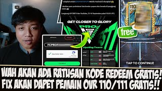 WAH AKAN ADA RATUSAN KODE REDEEM!! FIX AKAN DAPET PEMAIN 110/111 GRATIS EVENT CAPTAINS FC 25 MOBILE