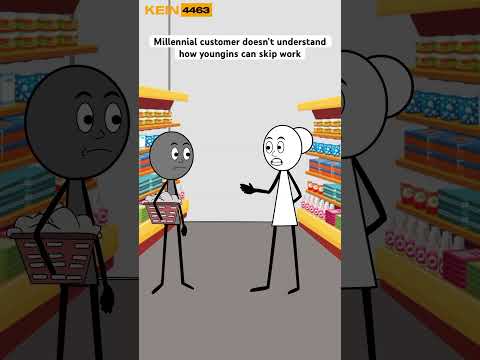 Millennial customer doesn’t understand how youngins can skip work| AC: @faithbryant6770| #shorts
