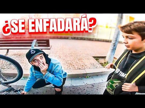 ROMPO SU BMX Y LE REGALO UNA MEJOR