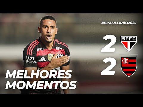 SÃO PAULO 2 X 2 FLAMENGO | MELHORES MOMENTOS | BRASILEIRÃO (05/11/25)